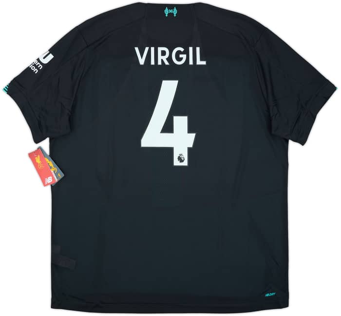 2019-20 Liverpool Third Shirt Virgil #4 (XXL)