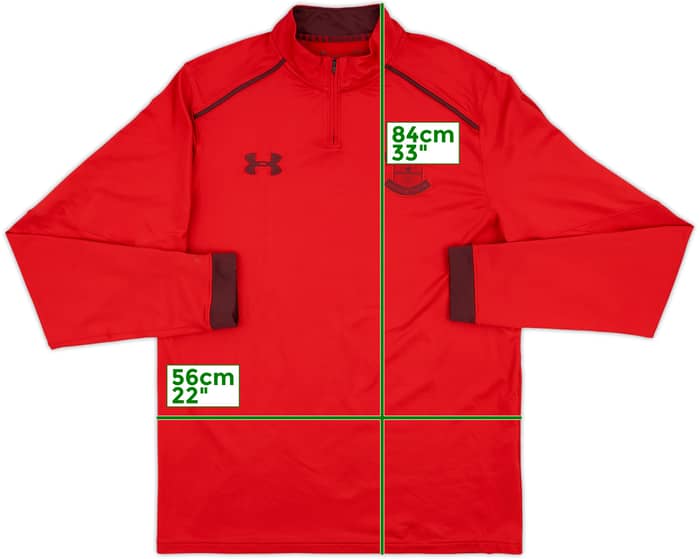 2017-18 Southampton Under Armour 1/4 Zip Drill Top - 7/10 - (L)