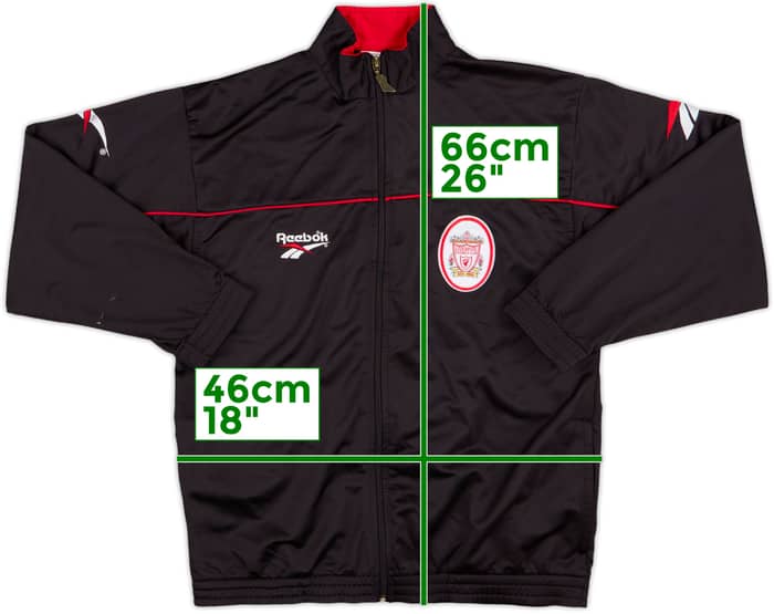 1996-98 Liverpool Reebok Track Jacket - 8/10 - (L.Boys)