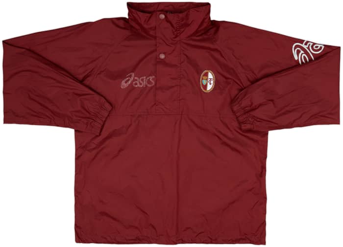 2005-06 Torino Asics 1/4 Zip Hooded Windbreaker - 5/10 - (S)