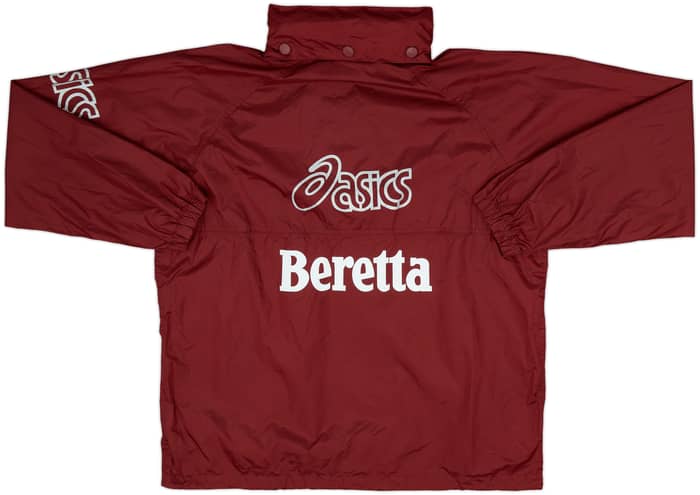 2005-06 Torino Asics 1/4 Zip Hooded Windbreaker - 5/10 - (S)