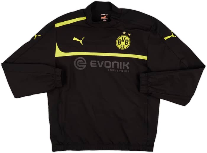 2012-13 Borussia Dortmund Puma 1/4 Zip Sweat Top - 4/10 - (L)