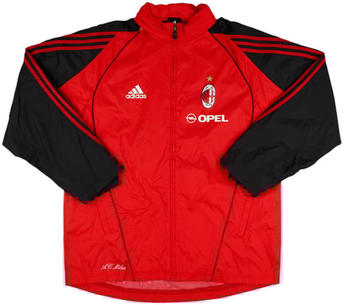 2005-06 AC Milan adidas Hooded Rain Jacket - 6/10 - (M)