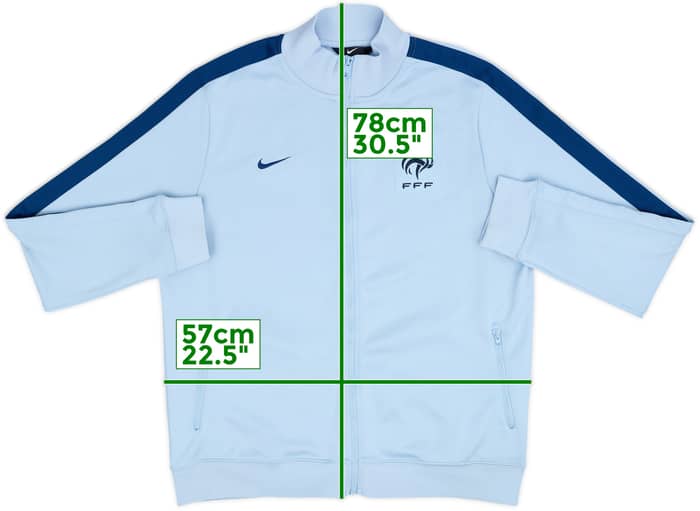 2013-14 France Nike Track Jacket - 7/10 - (XL)