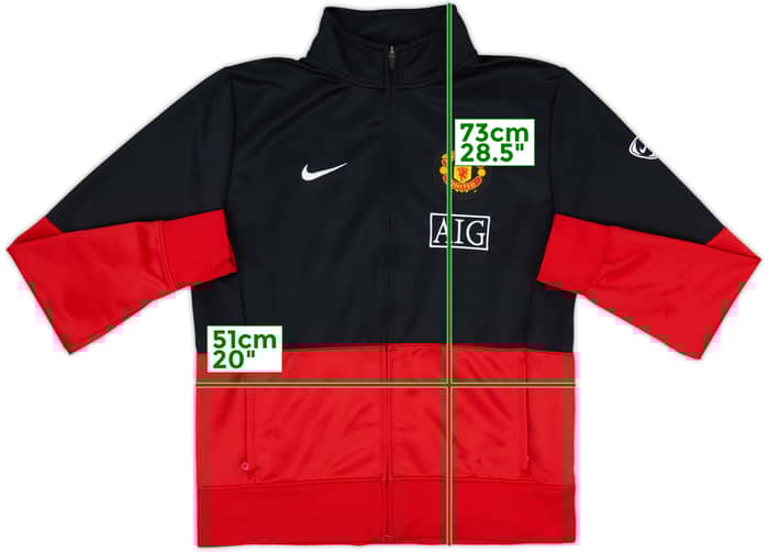 2009-10 Manchester United Nike Track Jacket - 10/10 - (M)