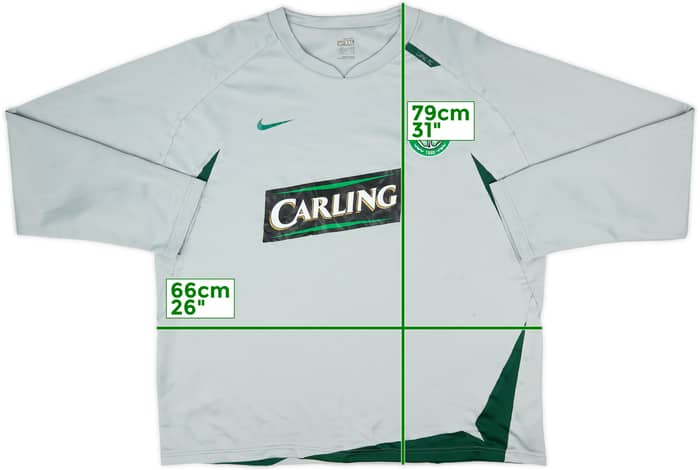 2007-08 Celtic Player Issue Nike Training L/S Shirt - 7/10 - (XXL)