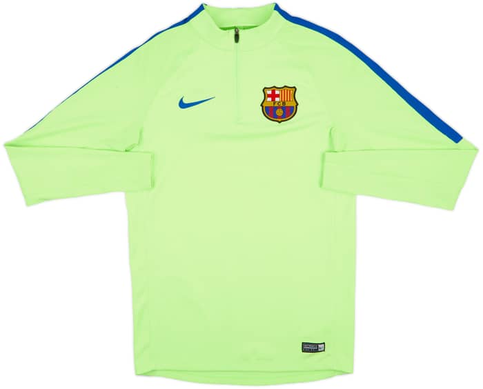 2017-18 Barcelona Nike 1/4 Zip Training Top - 7/10 - (S)