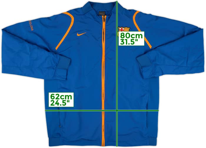 2006-07 Barcelona Nike Track Jacket - 9/10 - (XXL)