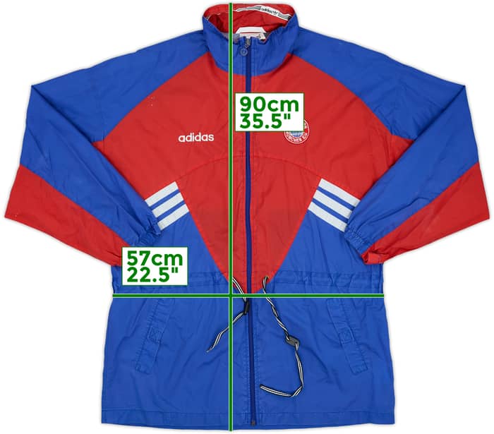 1995-96 Bayern Munich adidas Rain Jacket - 8/10 - (XXL)