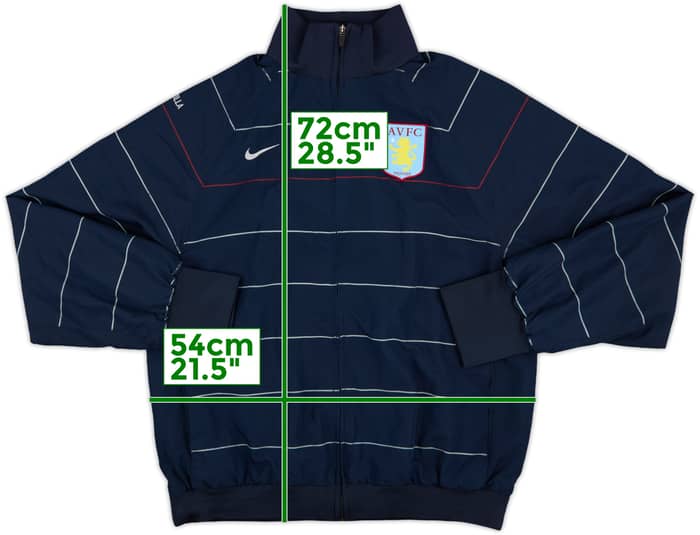 2008-09 Aston Villa Nike Track Jacket - 8/10 - (L)