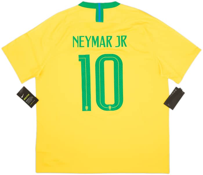 2018-19 Brazil Home Shirt Neymar Jr #10 (XL)