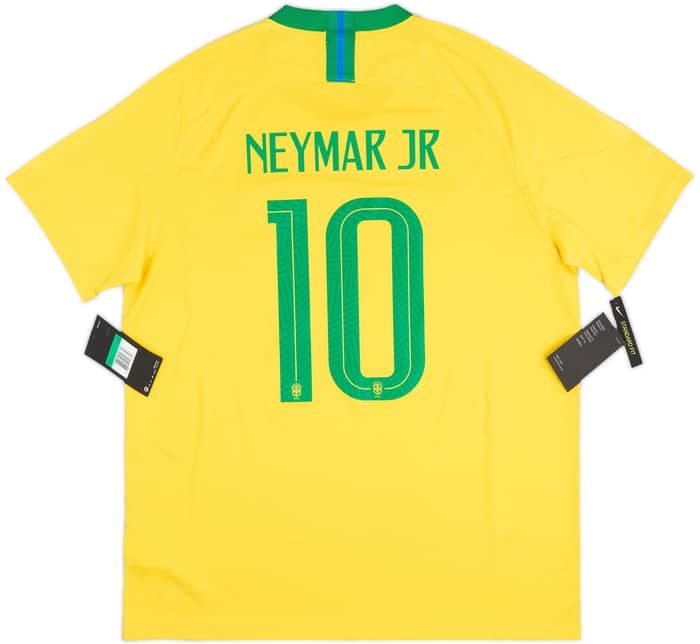 2018-19 Brazil Home Shirt Neymar #10 (XL)