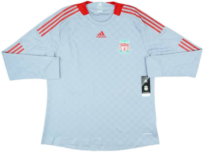 2008-09 Liverpool Player Issue Away L/S Shirt Gerrard #8 (XXL)