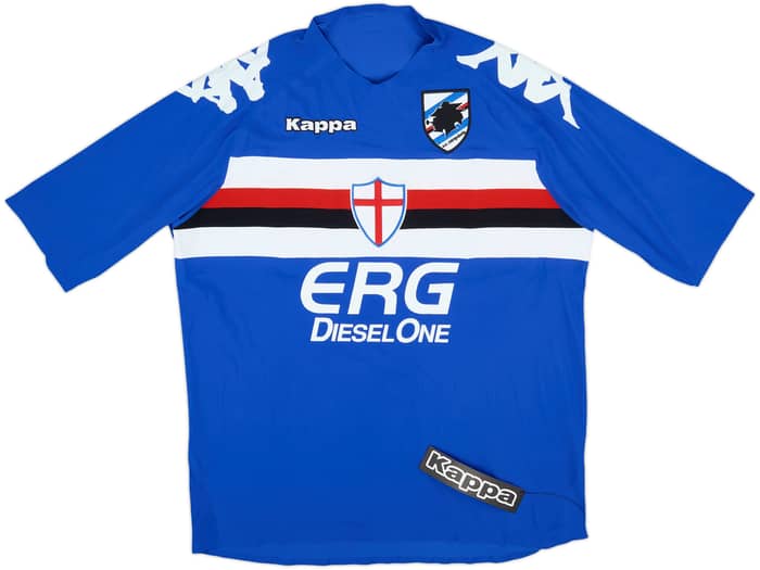 2005-07 Sampdoria Player Issue Home Shirt Volpi #4 (XL)
