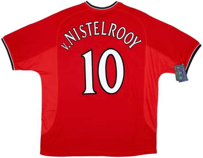 2000-02 Manchester United Home Shirt V.Nistelrooy #10 (XXL)