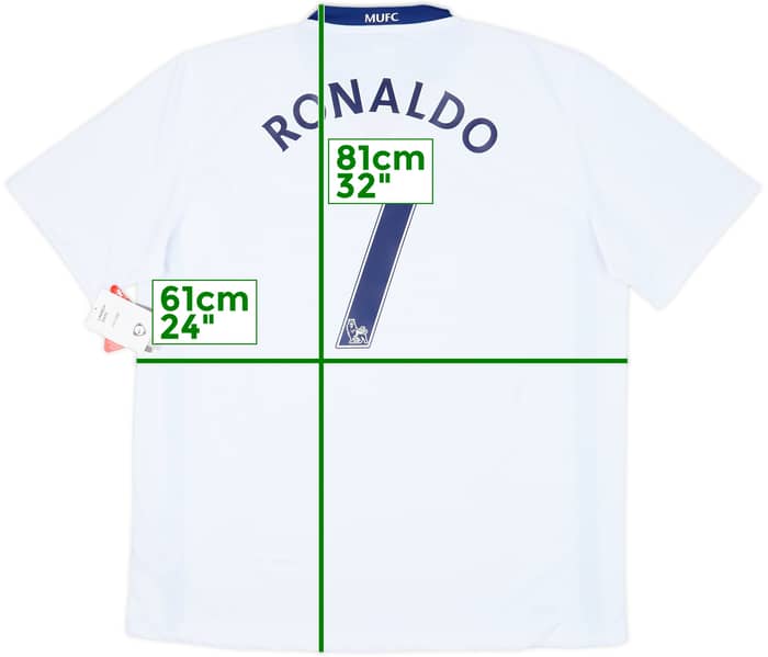 2008-10 Manchester United Away Shirt Ronaldo #7 (XL)