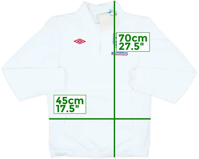 2010-11 England Umbro Drill Top (XL.Boys)