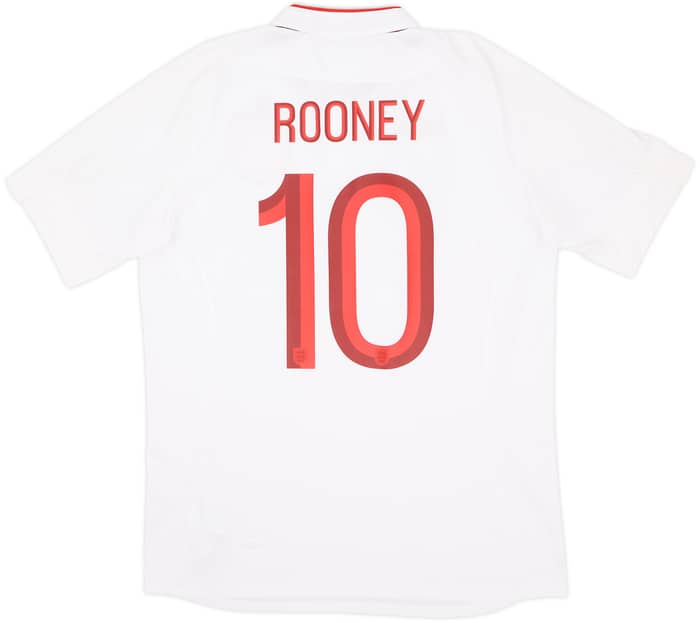 2012-13 England Home Shirt Rooney #10 (L)