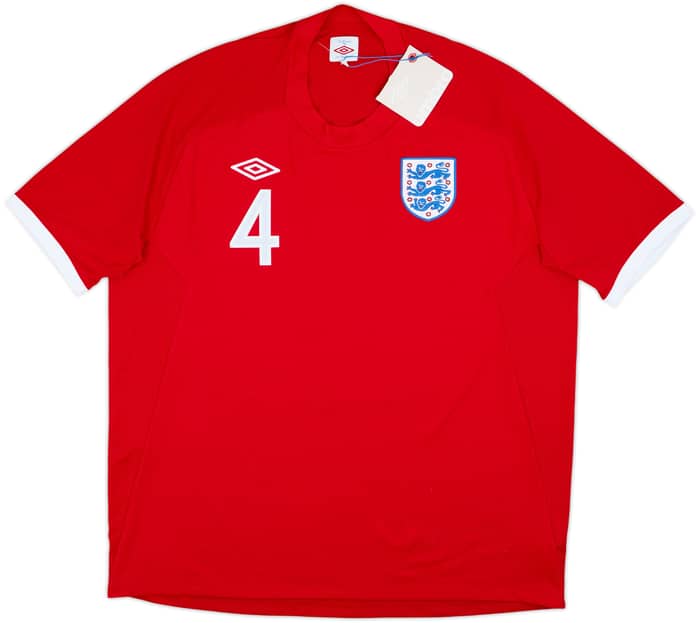 2010-11 England Away Shirt Gerrard #4 (XXL)