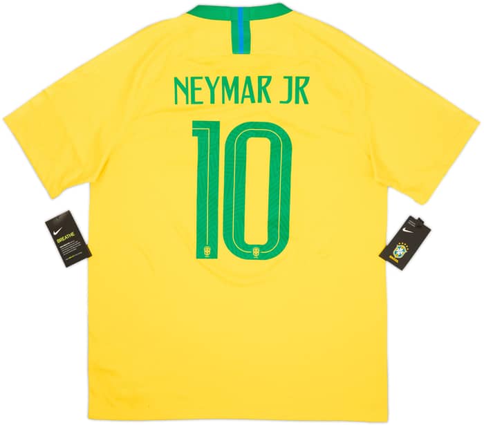 2018-19 Brazil Home Shirt Neymar Jr #10 (L)