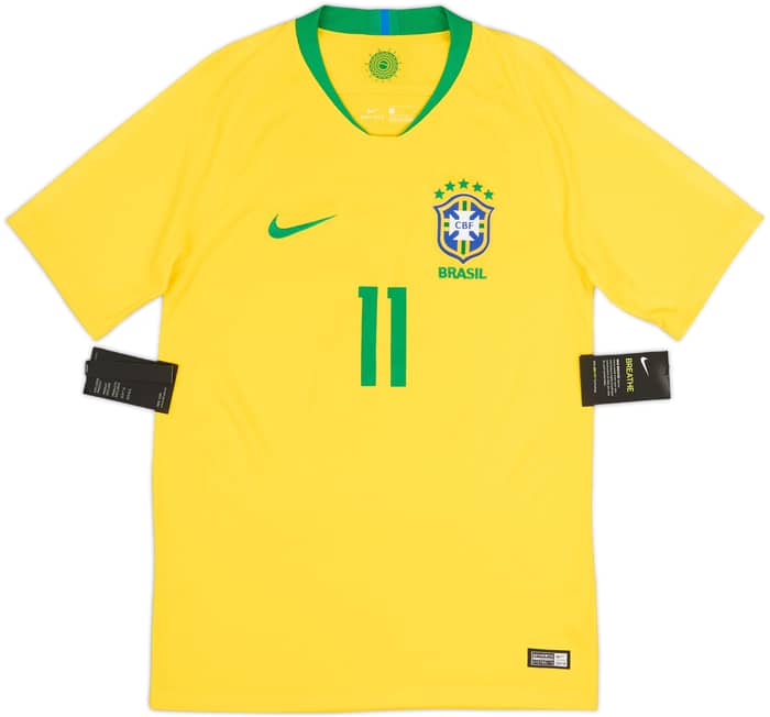 2018-19 Brazil Home Shirt Coutinho #11 (S)