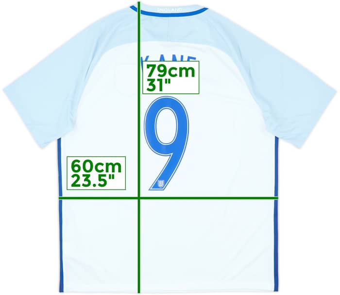 2016-17 England Home Shirt Kane #9 (XL)