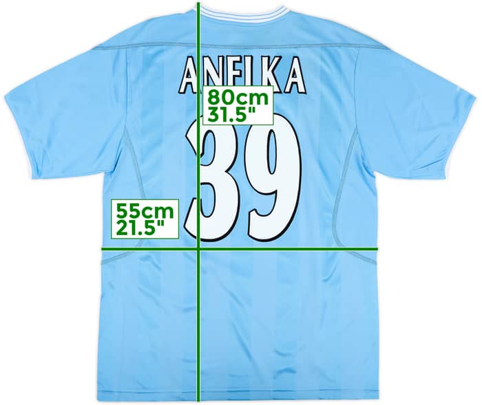 2003-04 Manchester City Home Shirt Anelka #39 (M)