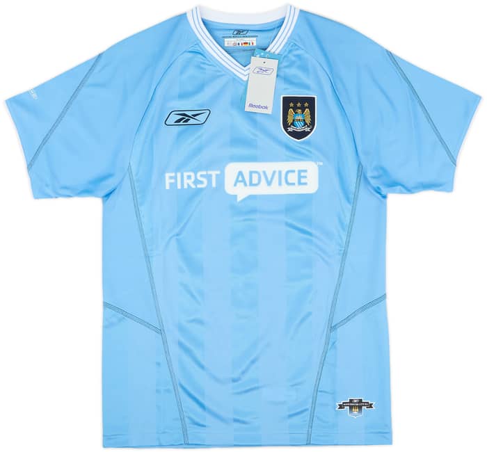 2003-04 Manchester City Home Shirt Anelka #39 (XS)