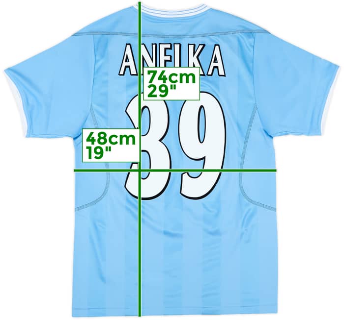 2003-04 Manchester City Home Shirt Anelka #39 (XS)