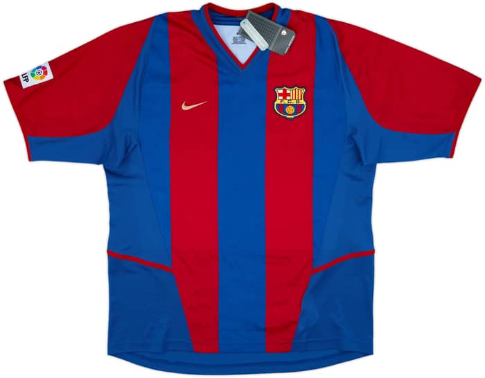 2002-03 Barcelona Home Shirt Riquelme #10 (L)
