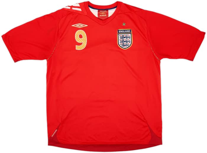 2006-08 England Away Shirt Rooney #9 - 4/10 - (XL)