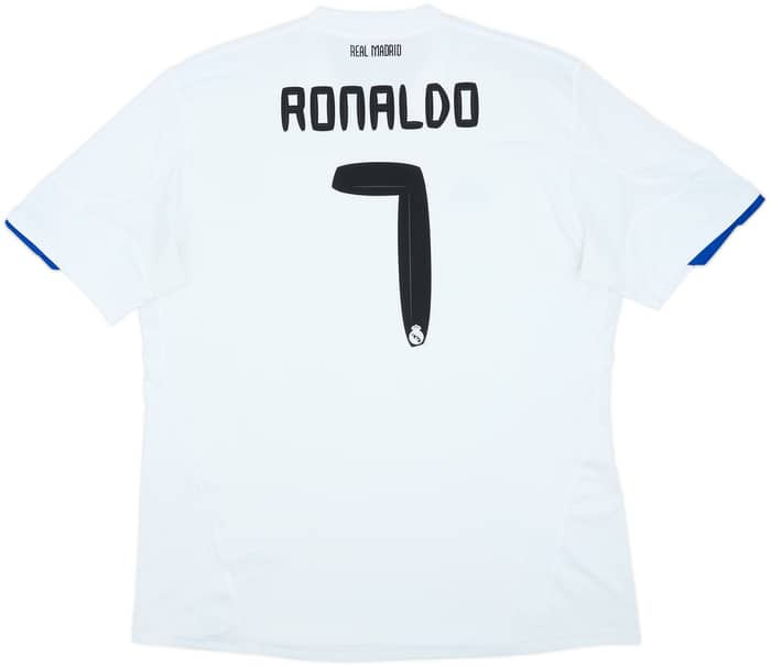 2010-11 Real Madrid Home Shirt Ronaldo #7 - 8/10 - (XXL)