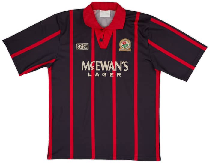 1994-95 Blackburn Away Shirt Shearer #9 - 5/10 - (L)