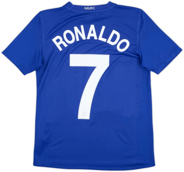 2008-09 Manchester United Third Shirt Ronaldo #7 - 8/10 - (XL.Boys)