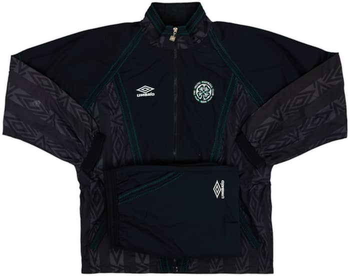 1991-93 Celtic Umbro Tracksuit - 9/10 - (XL)