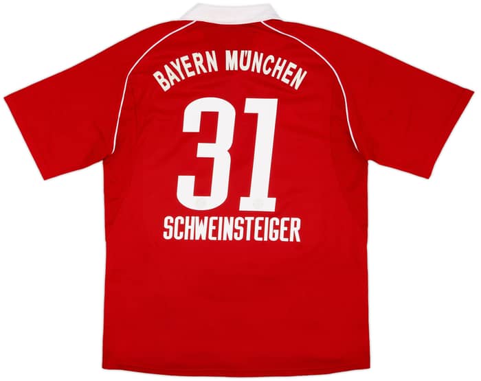 2005-06 Bayern Munich Home Shirt Schweinsteiger #31 - 6/10 - (L)