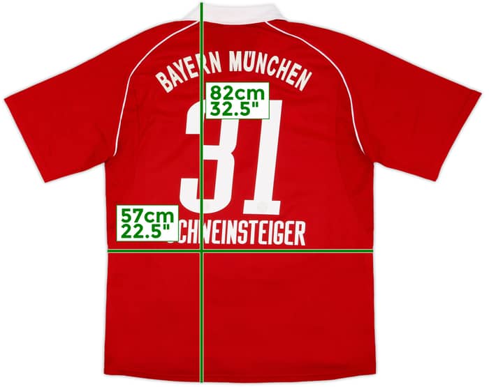 2005-06 Bayern Munich Home Shirt Schweinsteiger #31 - 6/10 - (L)
