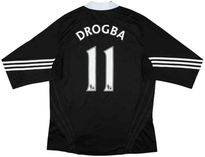 2008-09 Chelsea Player Issue Away L/S Shirt Drogba #11 - 6/10 - (L)