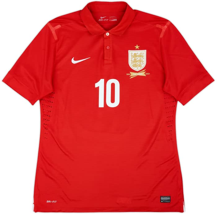 2013 England Player Issue Away 150th Anniversary Shirt Rooney #10 - 8/10 - (XL)
