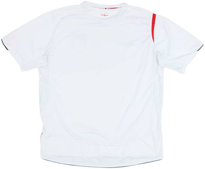 2005-07 England Home Shirt - 5/10 - (XL)