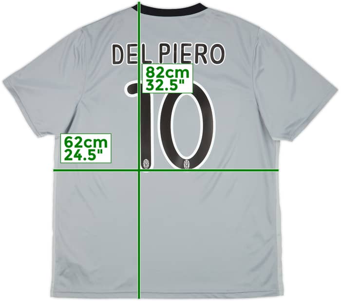 2009-10 Juventus Away Shirt Del Piero #10 (XL)