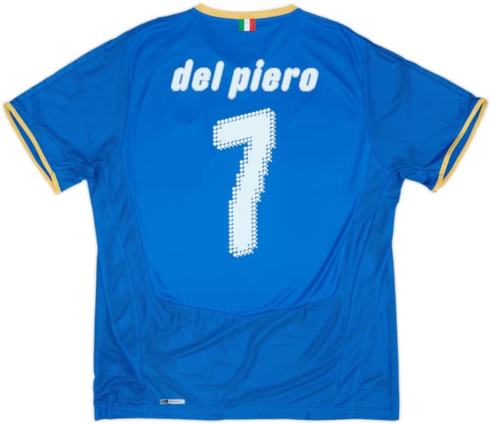 2007-08 Italy Home Shirt Del Piero #7 (L)