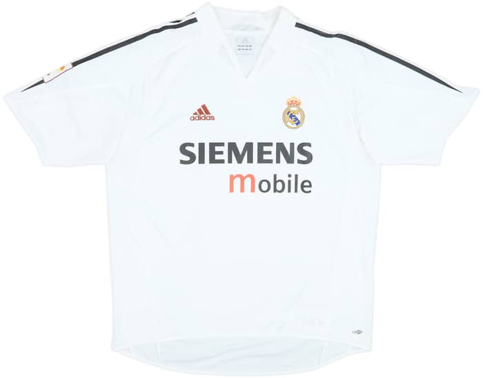 2004-05 Real Madrid Home Shirt Zidane #5 - 5/10 - (L)
