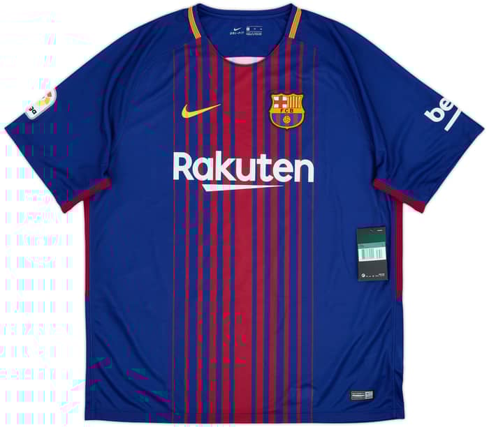 2017-18 Barcelona Home Shirt A.Iniesta #8 (XL)