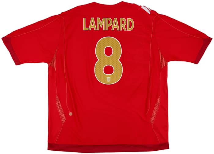 2006-08 England Away Shirt Lampard #8 - 8/10 - (3XL)