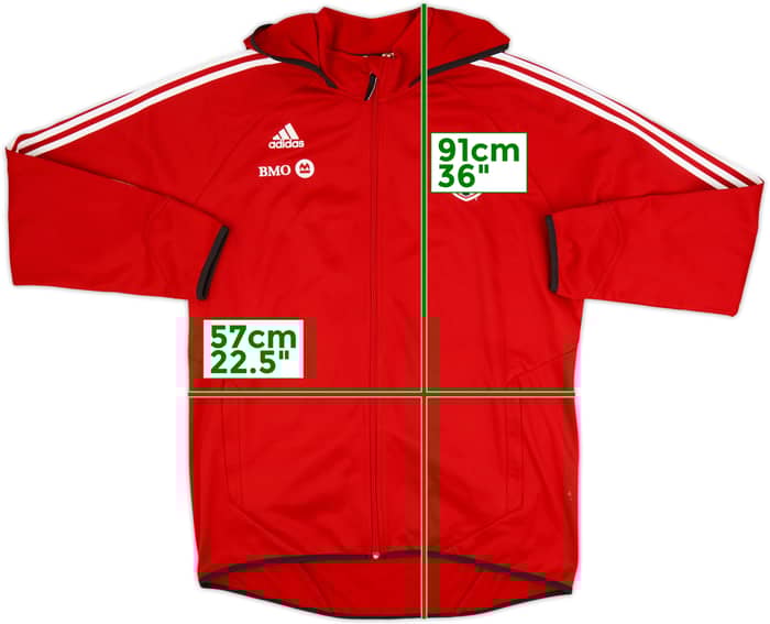 Chaqueta de chándal con capucha adidas Toronto 2013-14 - 9/10 - (XL)