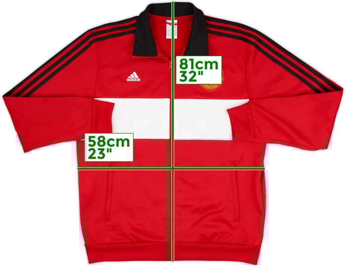 2017-18 Manchester United adidas Track Jacket - 9/10 - (XL)