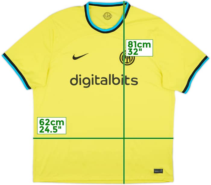 2022-23 Inter Milan Third Shirt - 7/10 - (XXL)