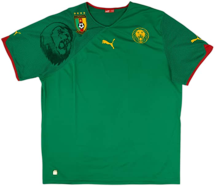 2010-11 Cameroon Home Shirt - 8/10 - (XXL)