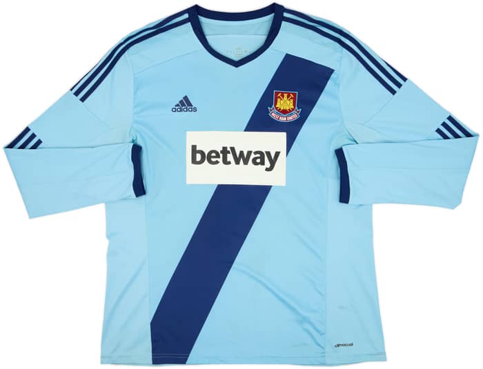 2014-15 West Ham Away L/S Shirt Noble #16 - 6/10 - (XL)